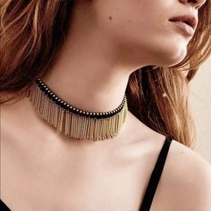 Nordstrom Treasure & Bond Chain Fringe Choker
